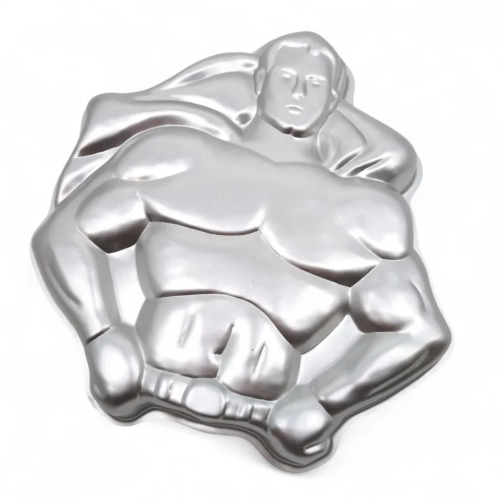 VTG 1977 Wilton Superman Cake Pan DC Comics Superhero 502-1212 Baking Mold
